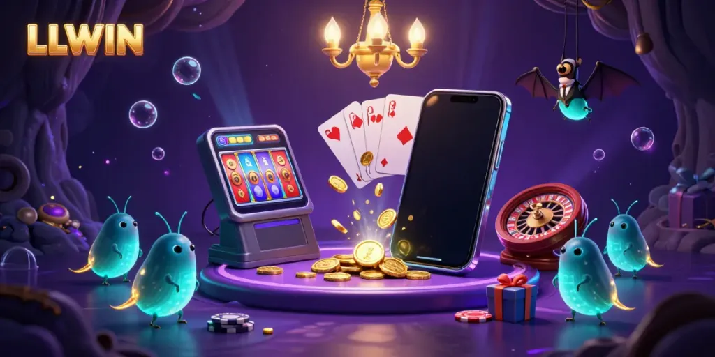 Illuminate wins at LLWIN with glowworms in an enchanted cave casino filled with vibrant games.