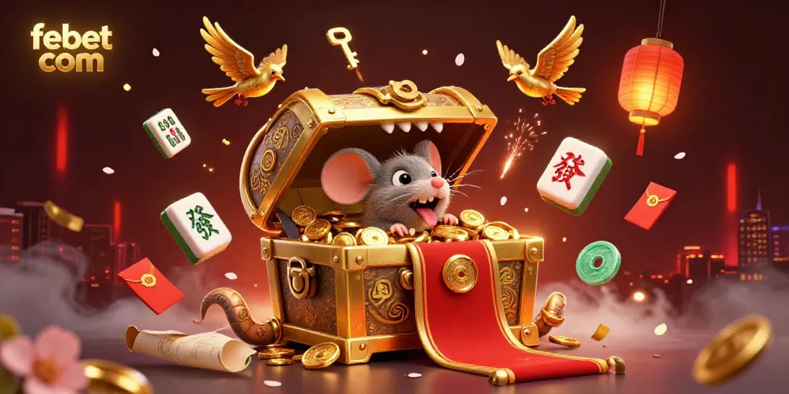 Engage with febet com - A vibrant 3D casino scene with treasure themes, inviting adventurous gameplay.