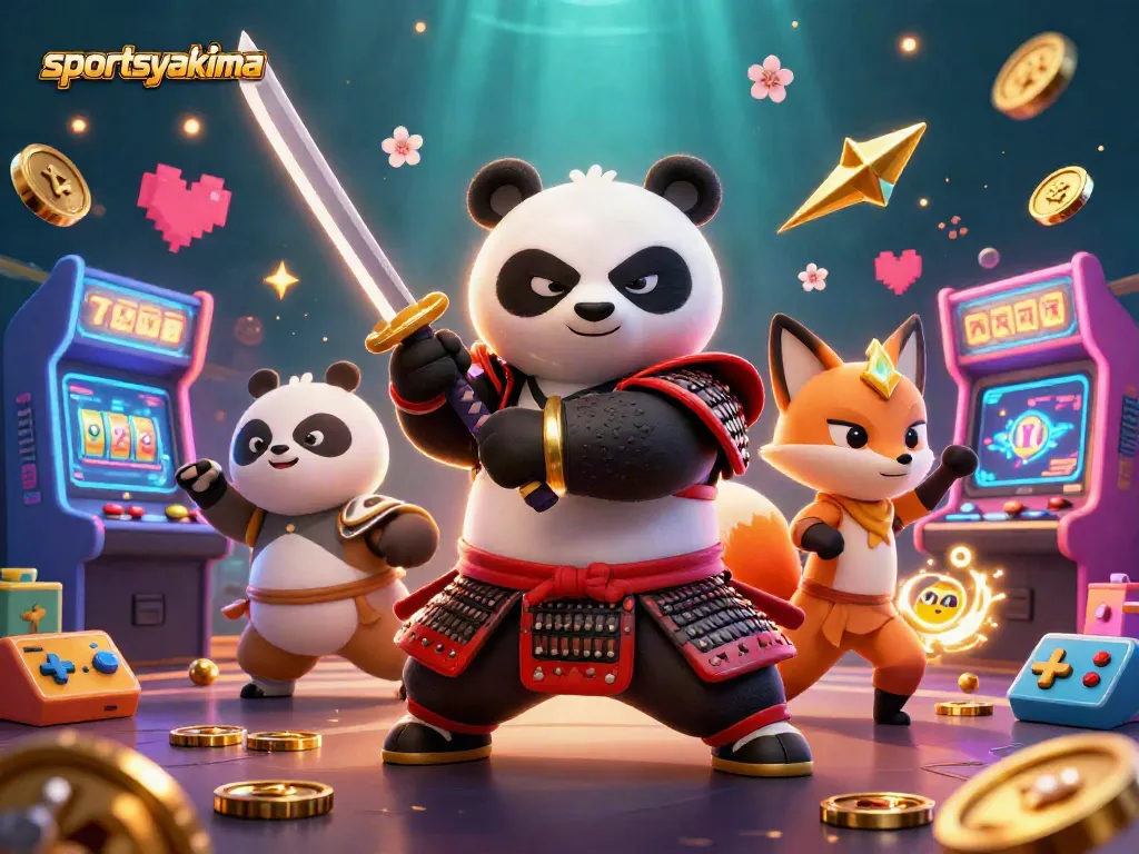 Engage in thrilling casino action with a vibrant illustration showcasing sportsyakima and stunning gaming elements.