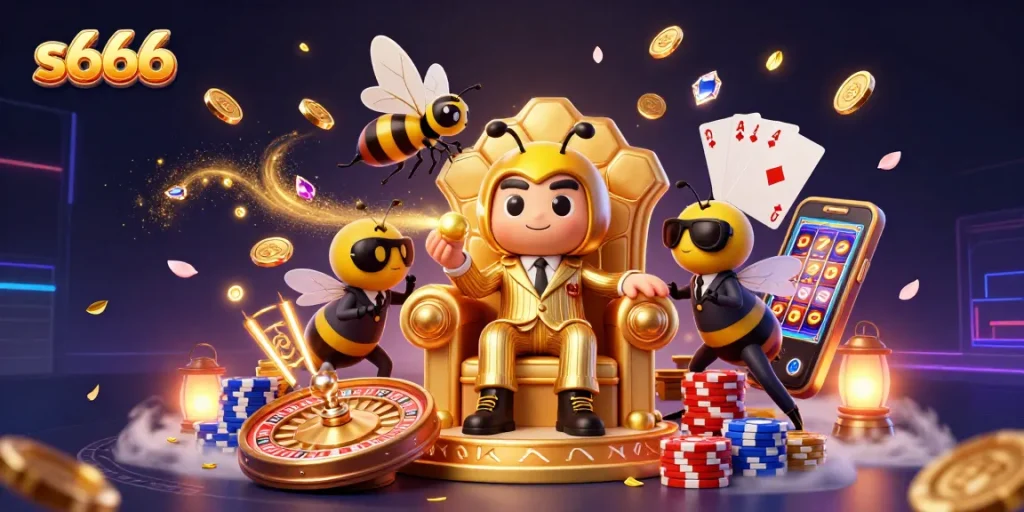S666 revolutionizes gambling with dazzling games and bonuses from a cartoon world.